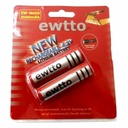 Batería Recargable 4.2V 3500mAh Pack De 2