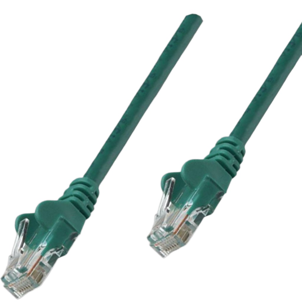 Patch Cord Interior Cableado Térmico 0.50 M Verde