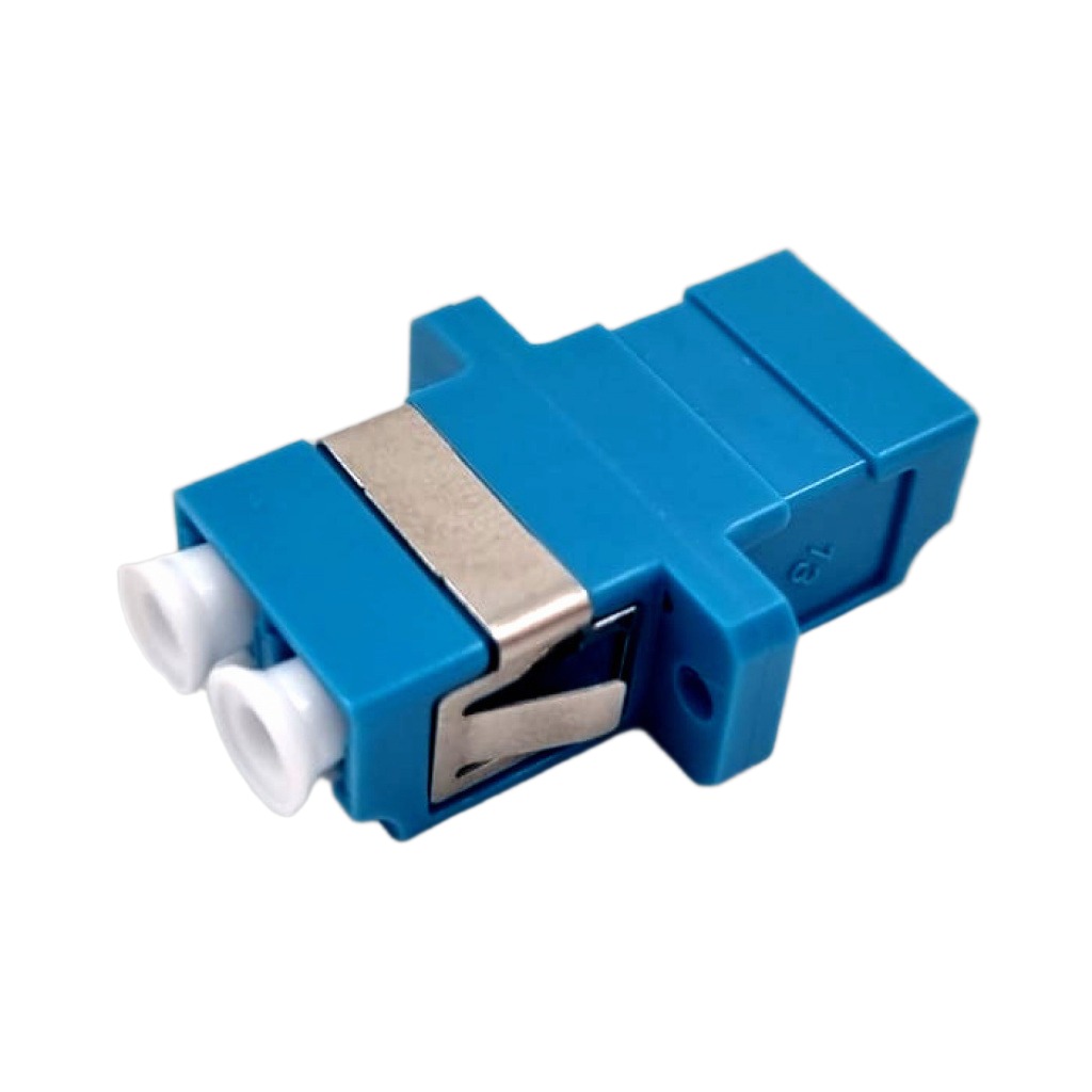 Adaptador Óptico Dúplex LC/LC Monomodo Azul