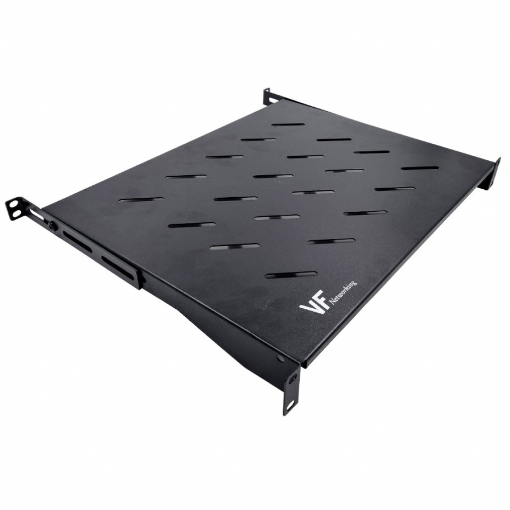 Bandeja De Rack Ajustable 35-50cm Negro