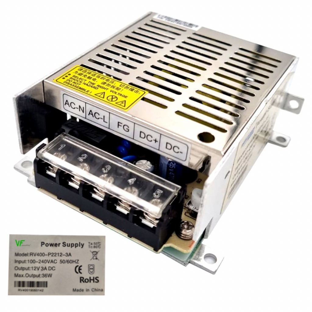 Fuente Conmutada 36W 12V 3A