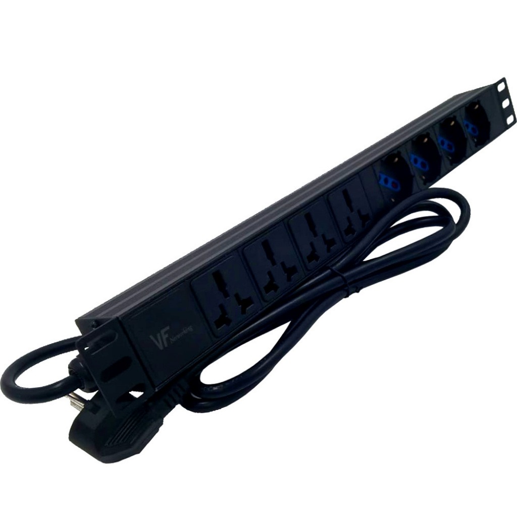 Pdu 8 Tomas Schuko Con Llave Cables 1.8M