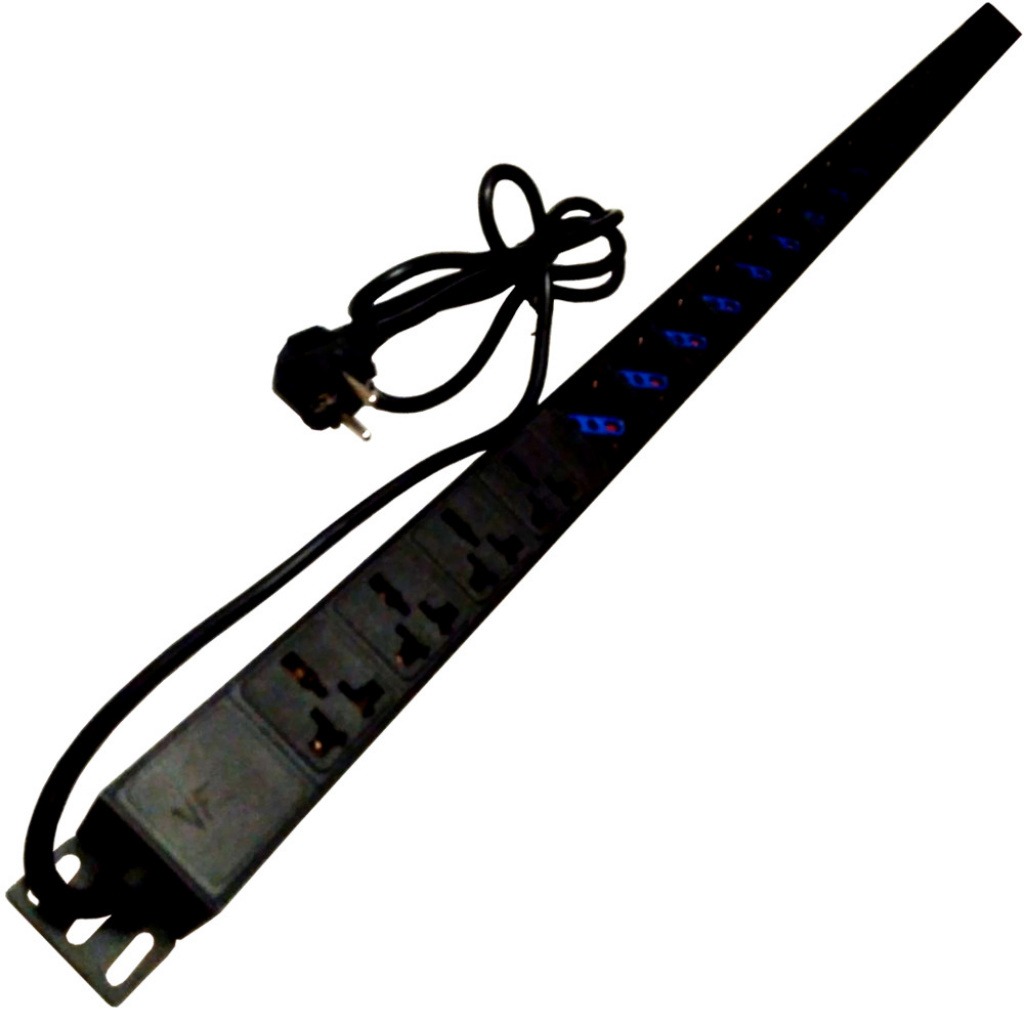 Pdu 4 Tomas Iec C13 3 En Línea Formato Vertical Con Llave