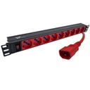 Pdu 9 Tomas Schuko Formato 19" Vertical Con Llave