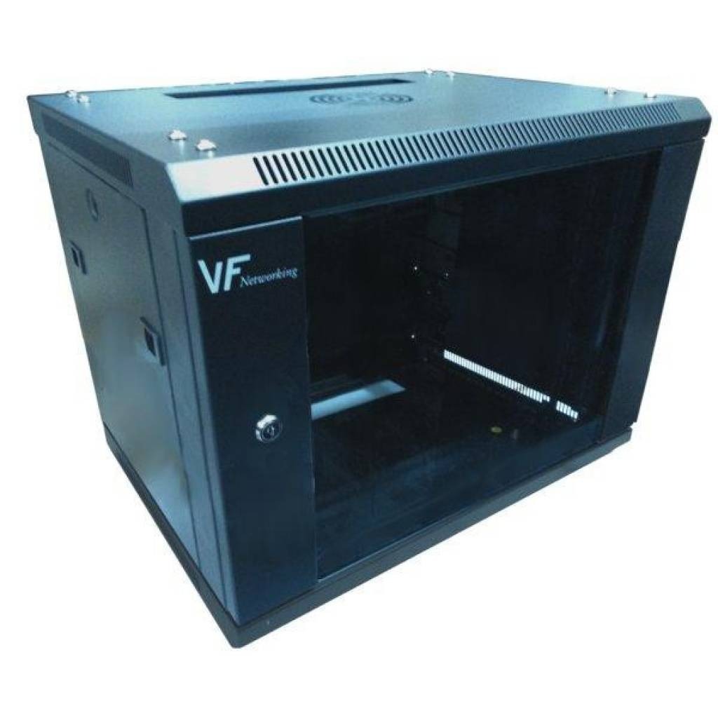 Rack 9U Negro Fijo 600x450