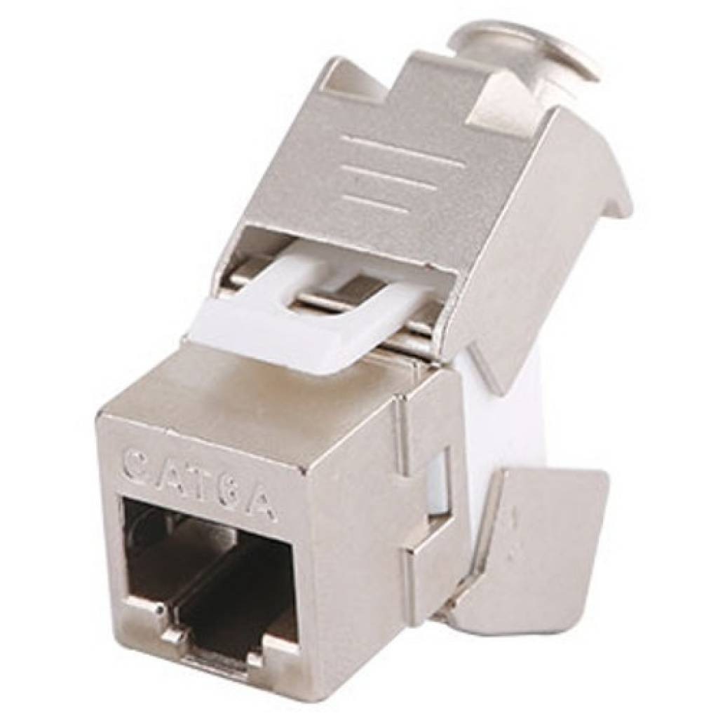 Conector Rj45 Cat6a Macho 180 Grados Toolless