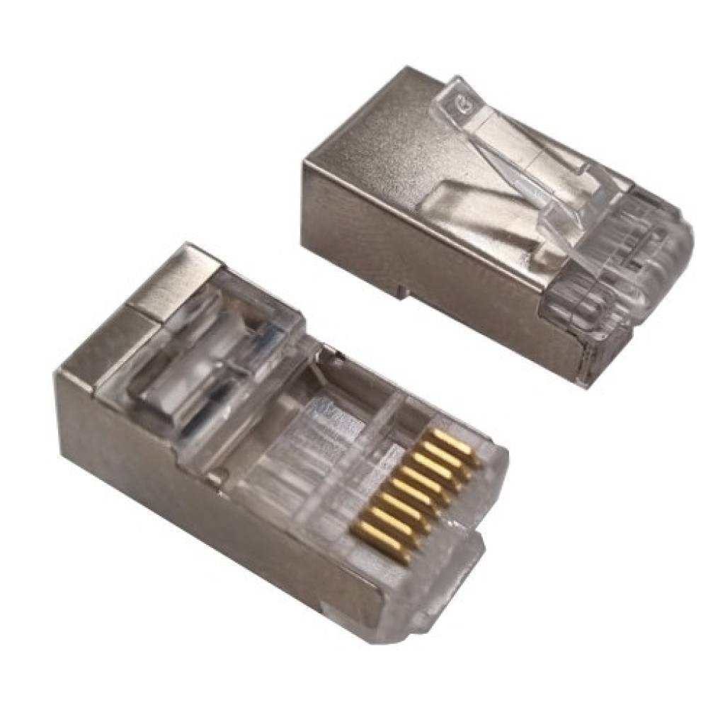 Conector Rj45 Cat6 Macho Pasante