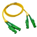 Patch Cord Fibra Óptica Monomodo E2000/E2000 Apc 9/125 1M Lszh