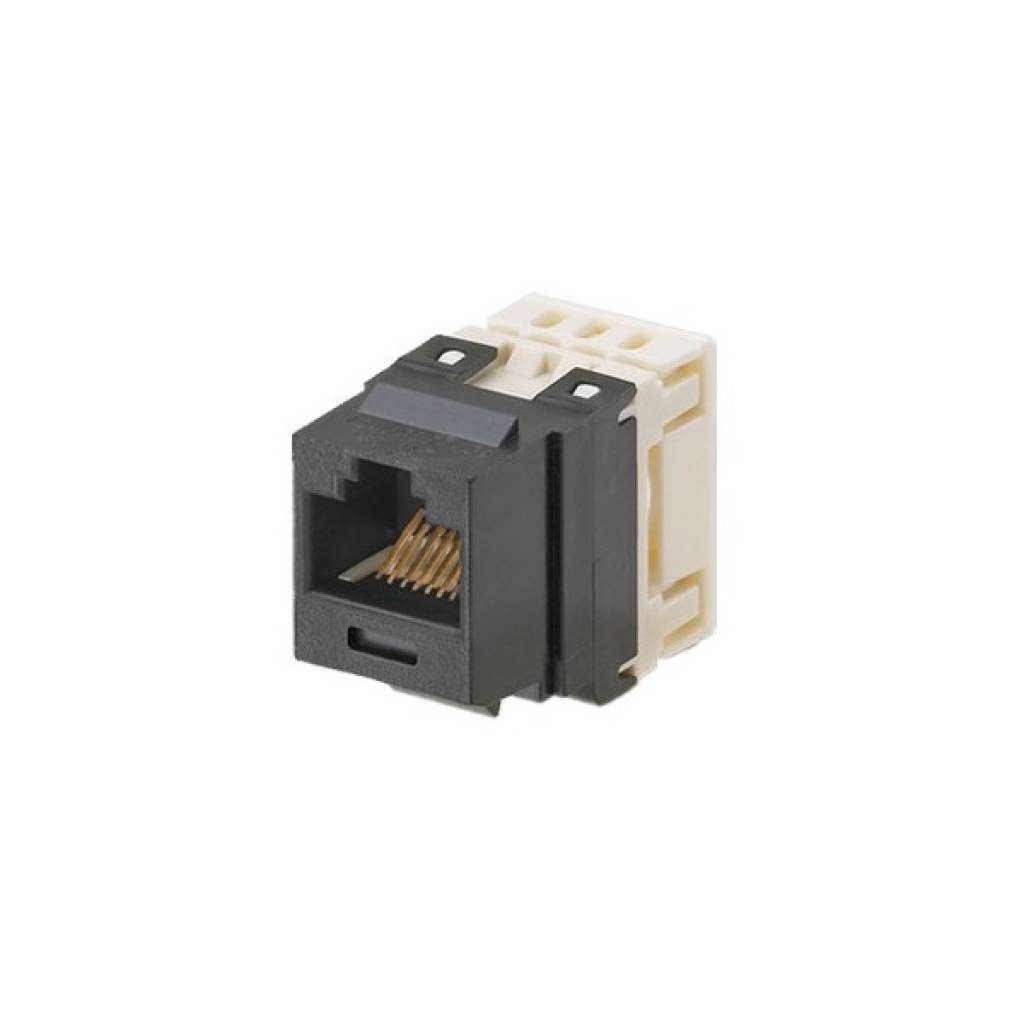 Conector Rj45 Cat6 Hembra Enchapado En Oro Pasante