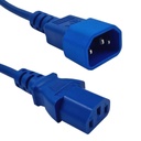 Cable De Alimentación C13/C14 3x1mm² 6ft Azul
