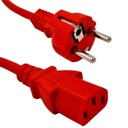 Cable Schuko 3x1.5mm² Certificado 6F Rojo