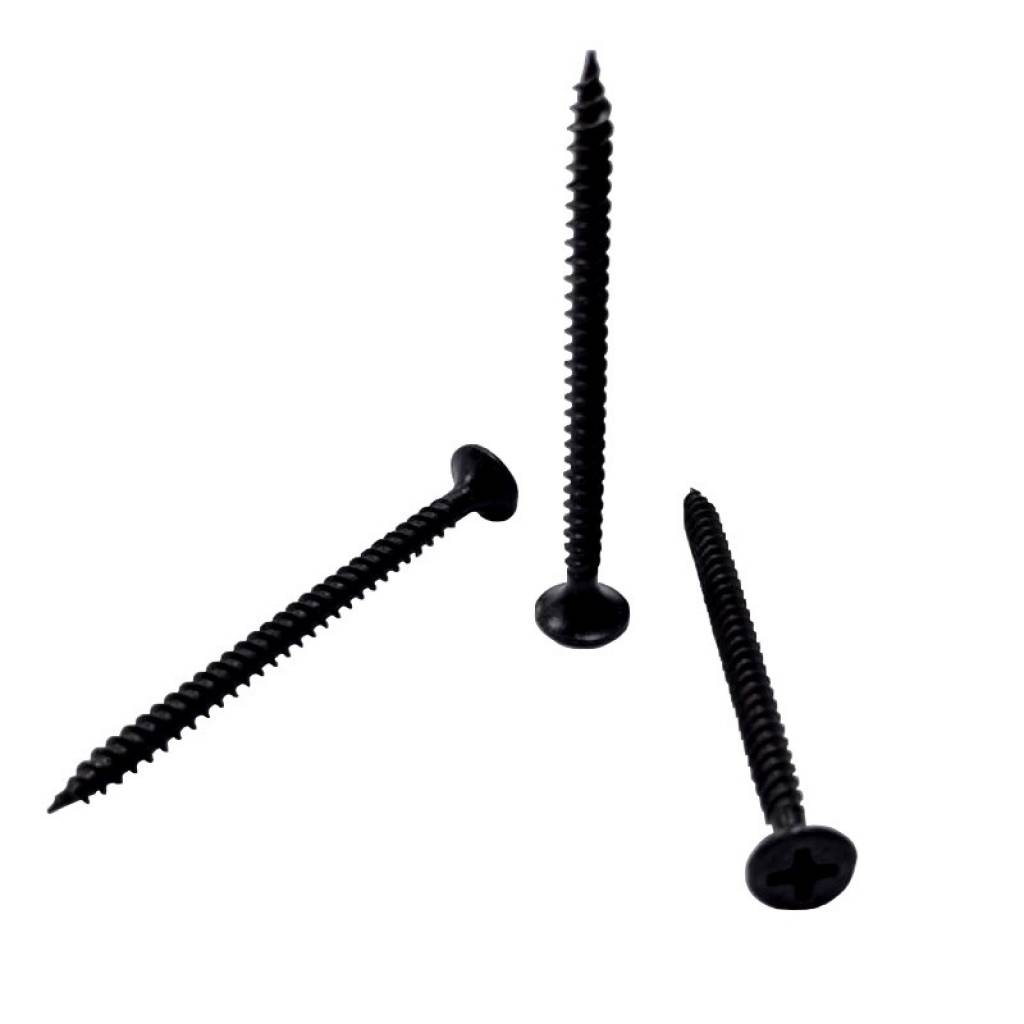Tornillo Autoperfilar Aguja T4 3.5x50mm Pack 100 Unidades Negro