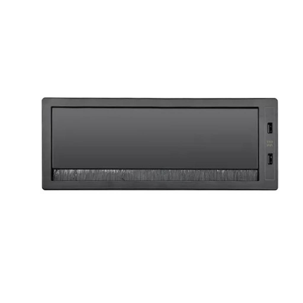 Accesorio De Rack Frente Negro Con Conexión USB