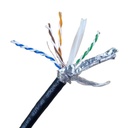 Rollo Cable Utp Cat6a Exterior 500m Bobina Cobre