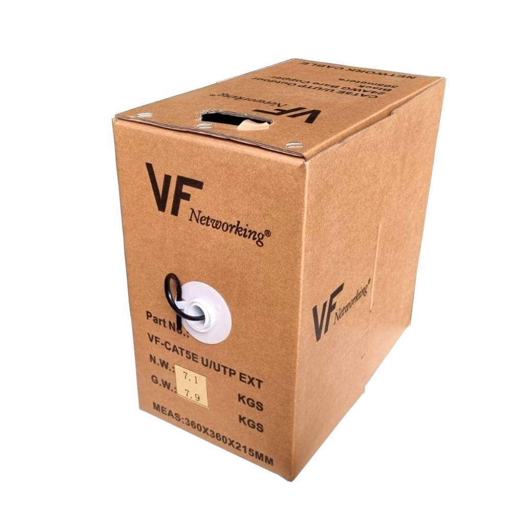 Cable Utp Cat5e Exterior 305m Bobina Negro