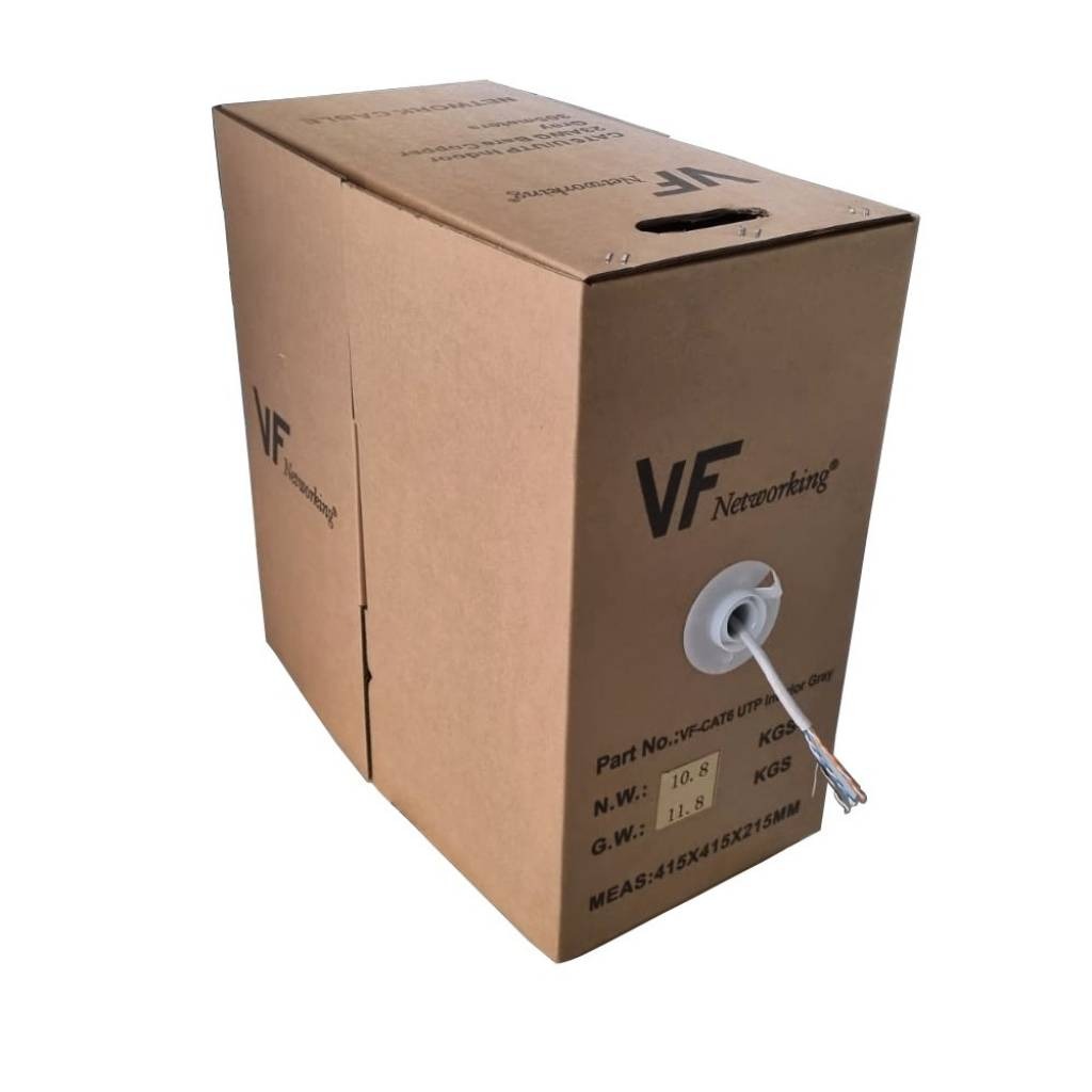Cable Utp Cat6 Interior PVC 305m Cobre Gris Bobina
