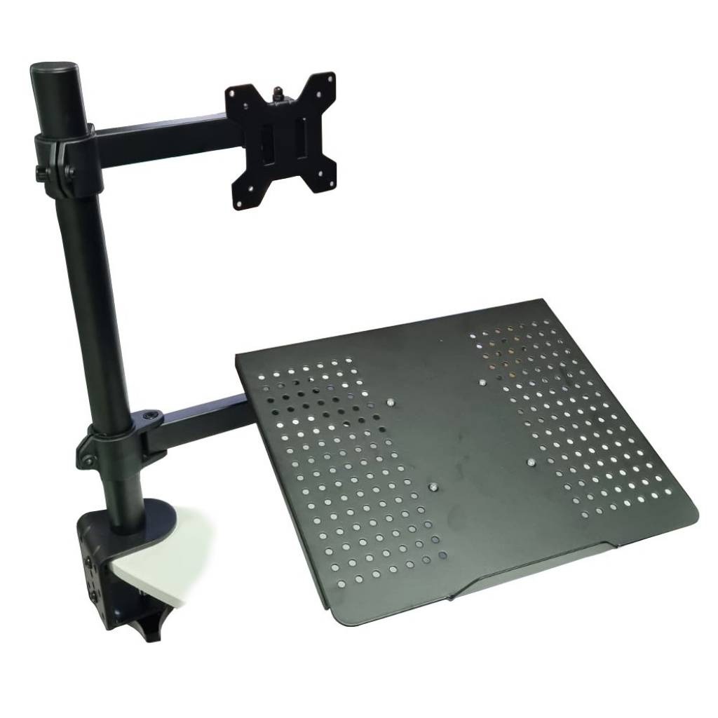SOPORTE ESC C/2 BRAZOS ARTI 13 A 27 100X100 C/BASE 20 KG.