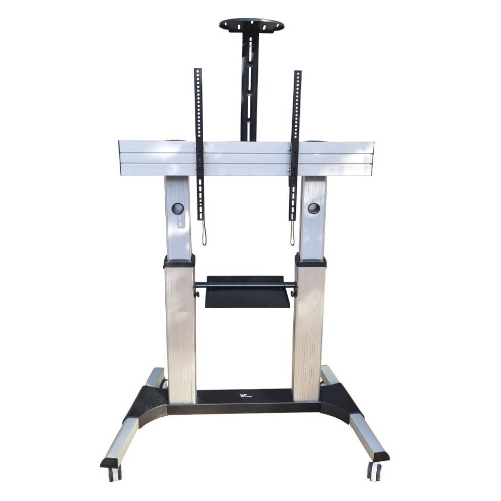 Soporte De Piso Para TV 1000x600mm 100Kg Con Ruedas