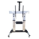 Soporte De Piso Para TV 1000x600mm 100Kg Con Ruedas