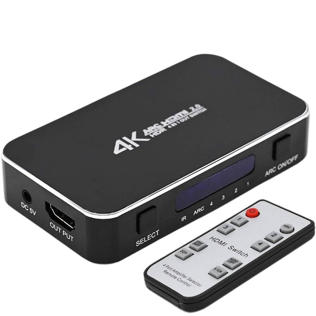 Splitter HDMI 4 Puertos Resolución 4K