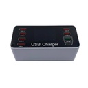 Cargador De Pared 40W 8 Puertos USB-A Con Qc3.0