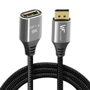 Adaptador Displayport Macho A Hembra 8K 60Hz 4K