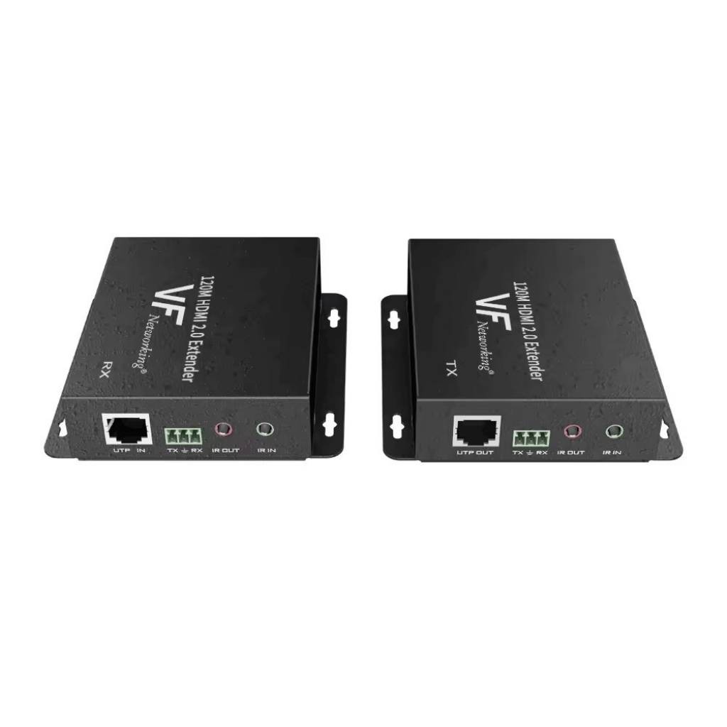 HDMI Extensor Resolución: 4K Frecuencia: 60 hz Alcance: 120 mts