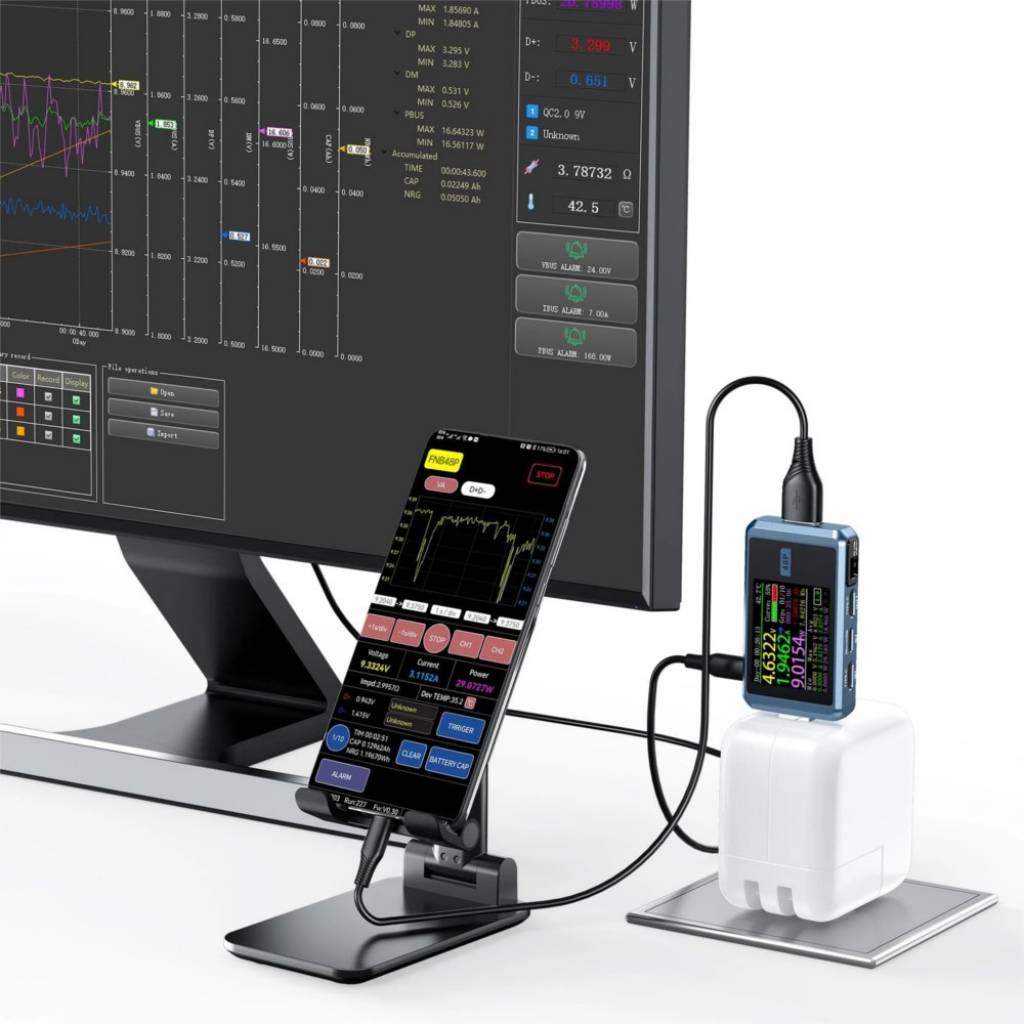 Probador De Carga Rápida USB 6.5A 240V