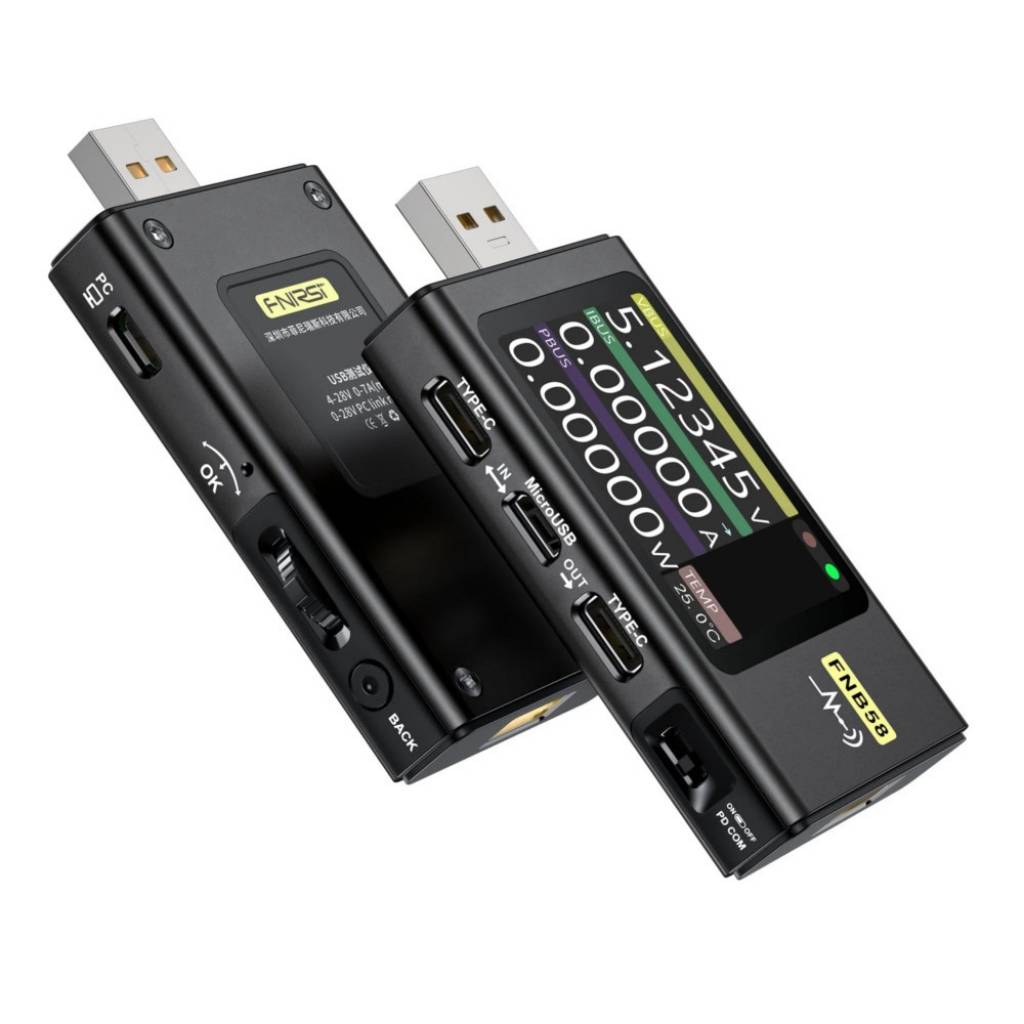 Probador USB Multifuncional 2.0 Pulgadas Tft Negro