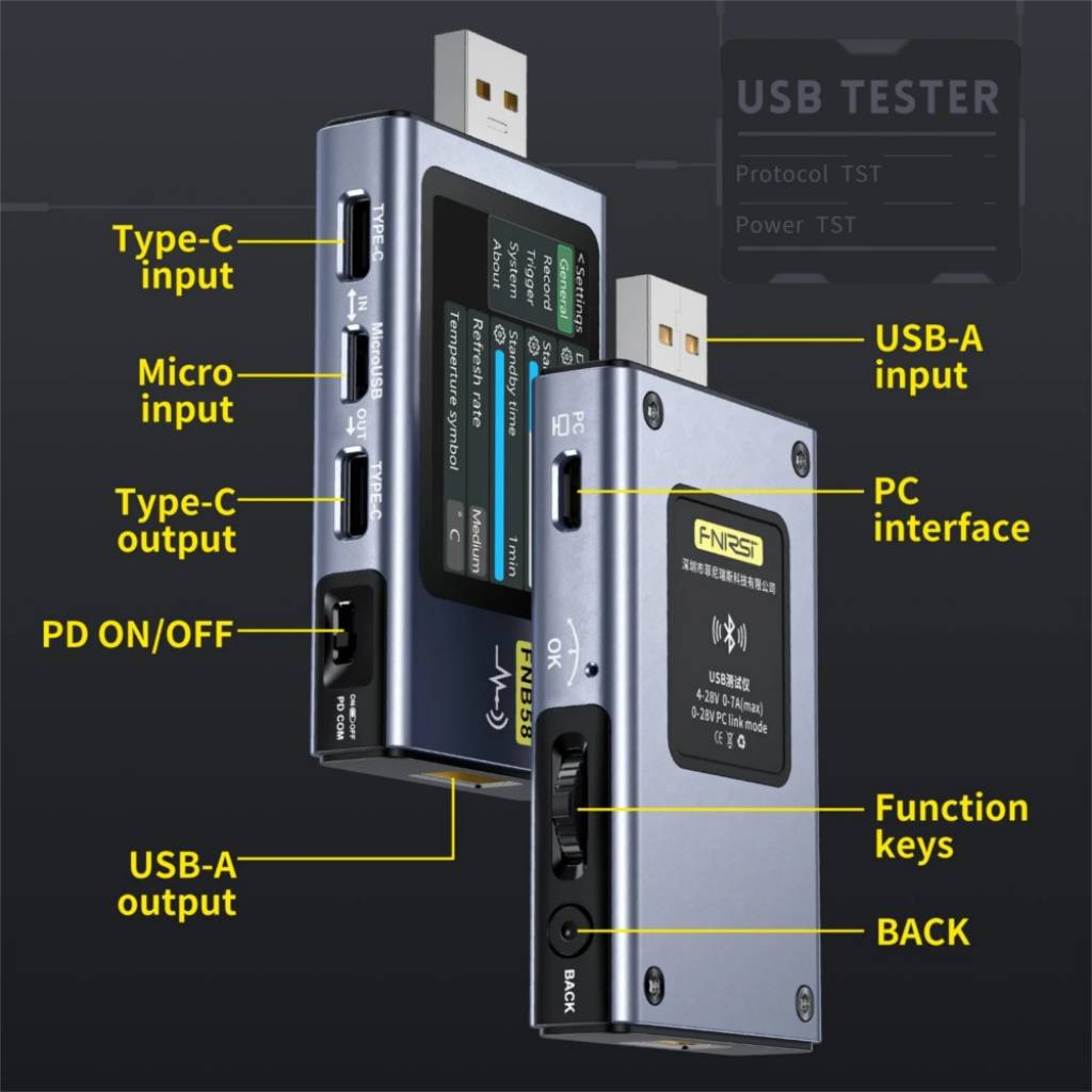 Probador USB Bluetooth