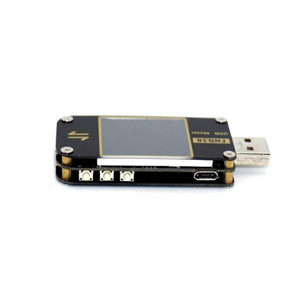 Medidor De Corriente USB Negro