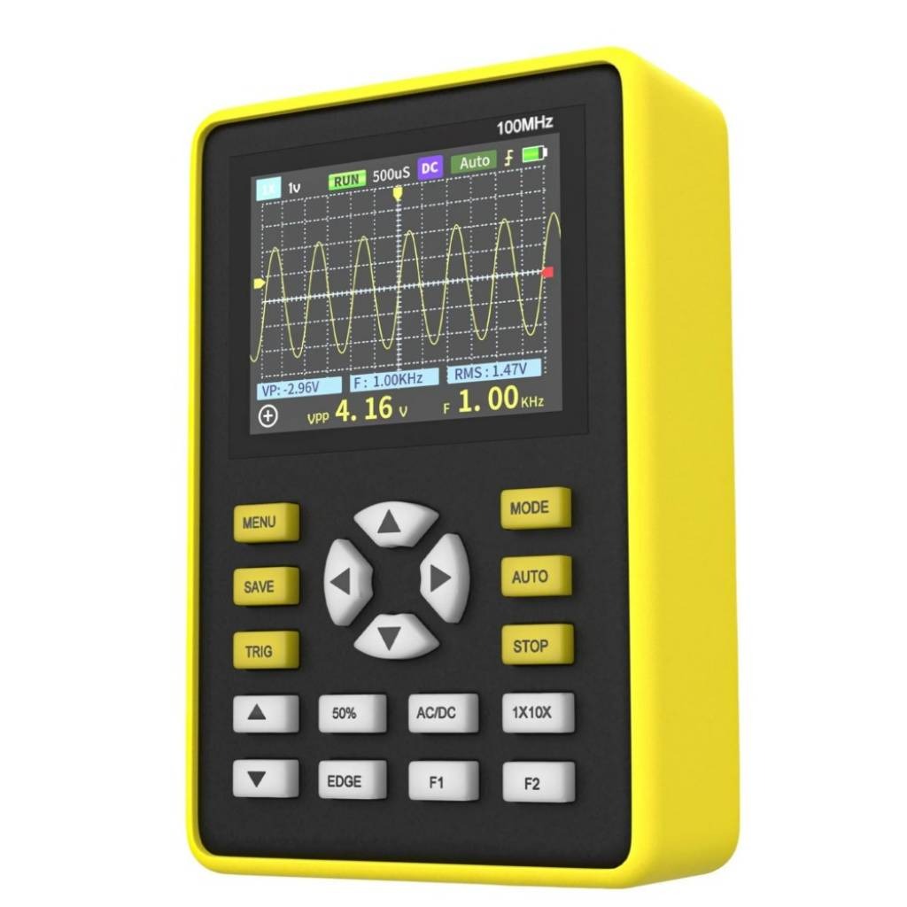 Osciloscopio Digital 100MHZ Pantalla Ips 2.4