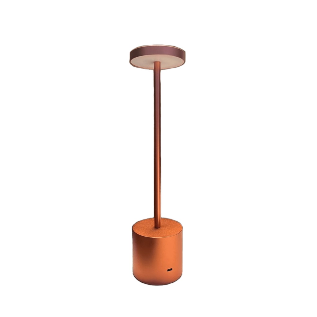 Lámpara Portátil LED Color Oro Rosa