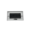 Accesorio De Rack Frente 86x146 Blanco Con Cepillo Negro