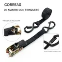 Malacate Gancho 25mm X 3m 680kg Negro