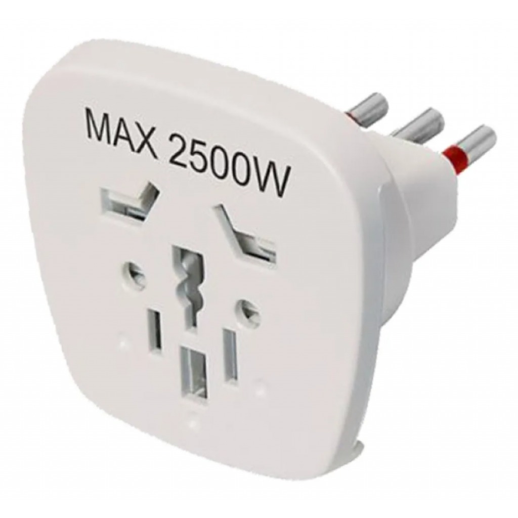 Ficha Eléctrica Con Tierra 16A Blanco