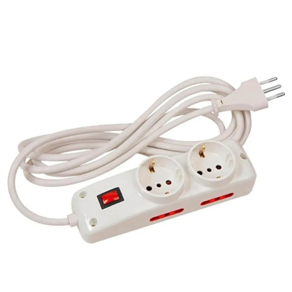 Zapatilla Eléctrica 4 Schuko Tomas Con Cable