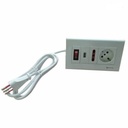Zapatilla Eléctrica 3 Tomas Y USB