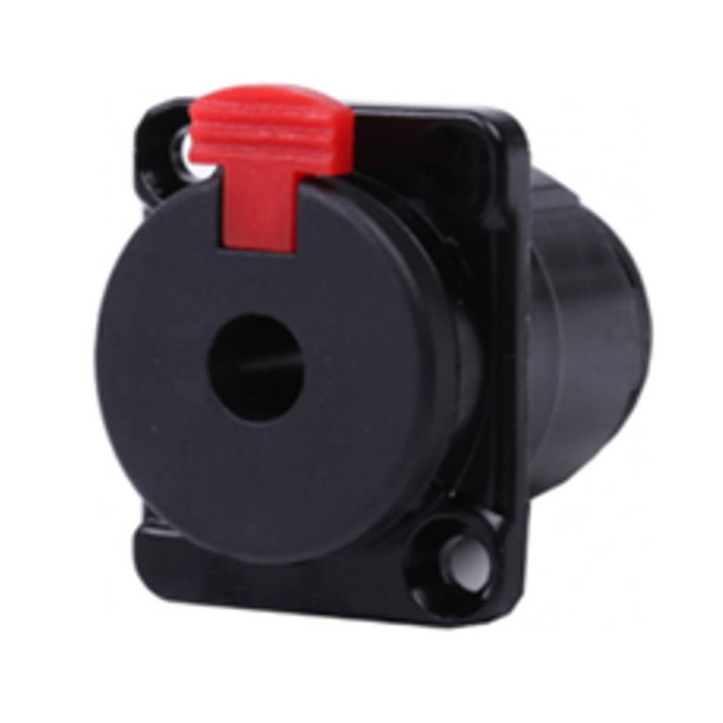 Conector 6.35 Negro Panel