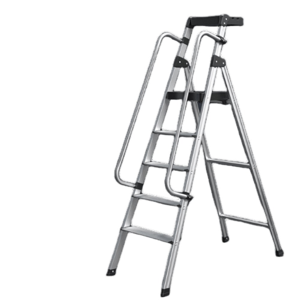 Escalera De Aluminio 4 Escalones Con Pasa Manos