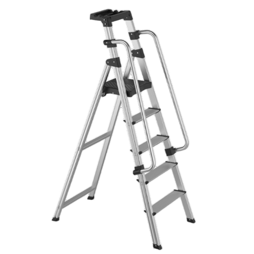 Escalera De Aluminio 5 Escalones Con Pasa Manos