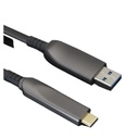 Cable USB-A USB-C 10GB 20m Gris