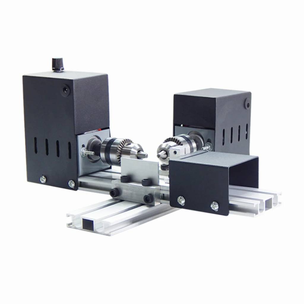 Torno Mini Doble Motor 12-24V 30W 3500-7000rpm