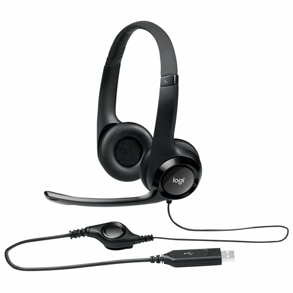 Auricular Con Micrófono Conexión USB-A Estéreo Integrado