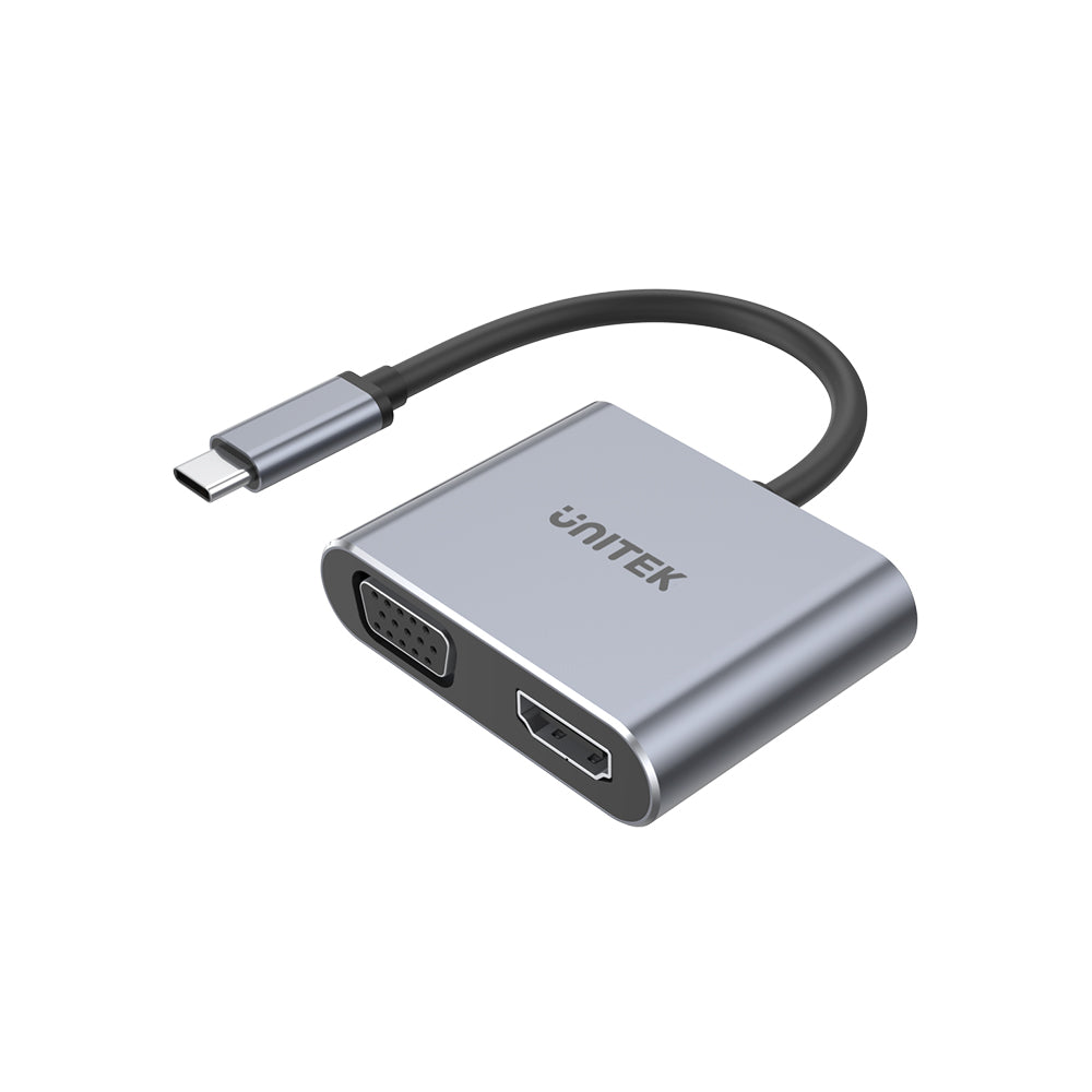 Hub USB Puertos USB-C HDMI VGA Versión Velocidad 60Hz