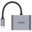 HUB USB-C 4 En 1 Puertos Con Dual Display Y Pd