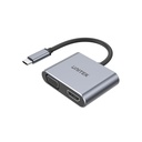Hub USB Puertos USB-C HDMI VGA Versión Velocidad 60Hz