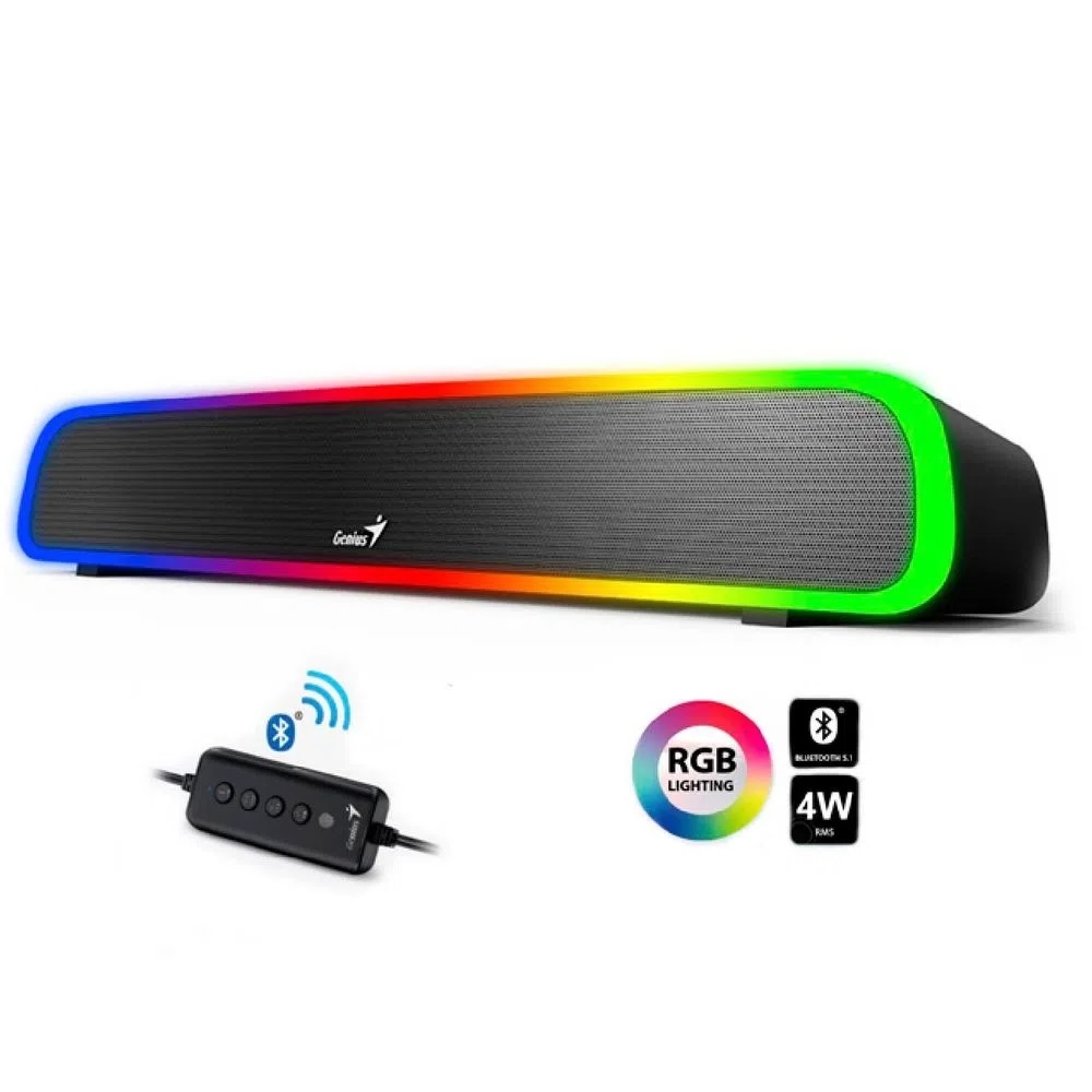 Barra De Sonido Bluetooth Con Iluminación Rgb