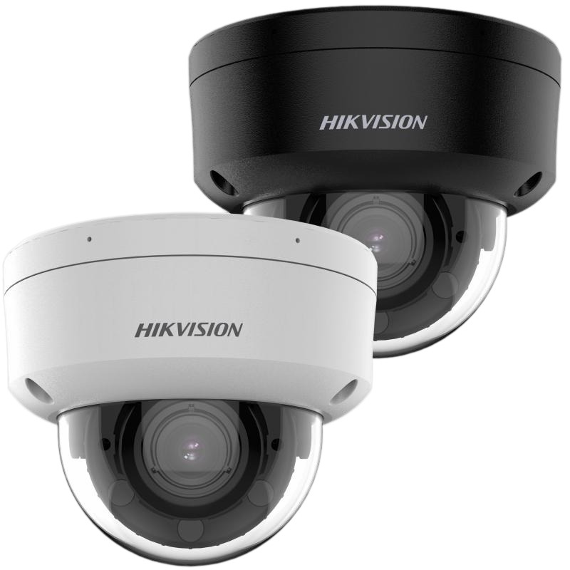 Cámara Domo Varifocal IP 4MP Exterior 2.8-12mm Infrarroja 40m Con Audio Sin Alarma AcuSense