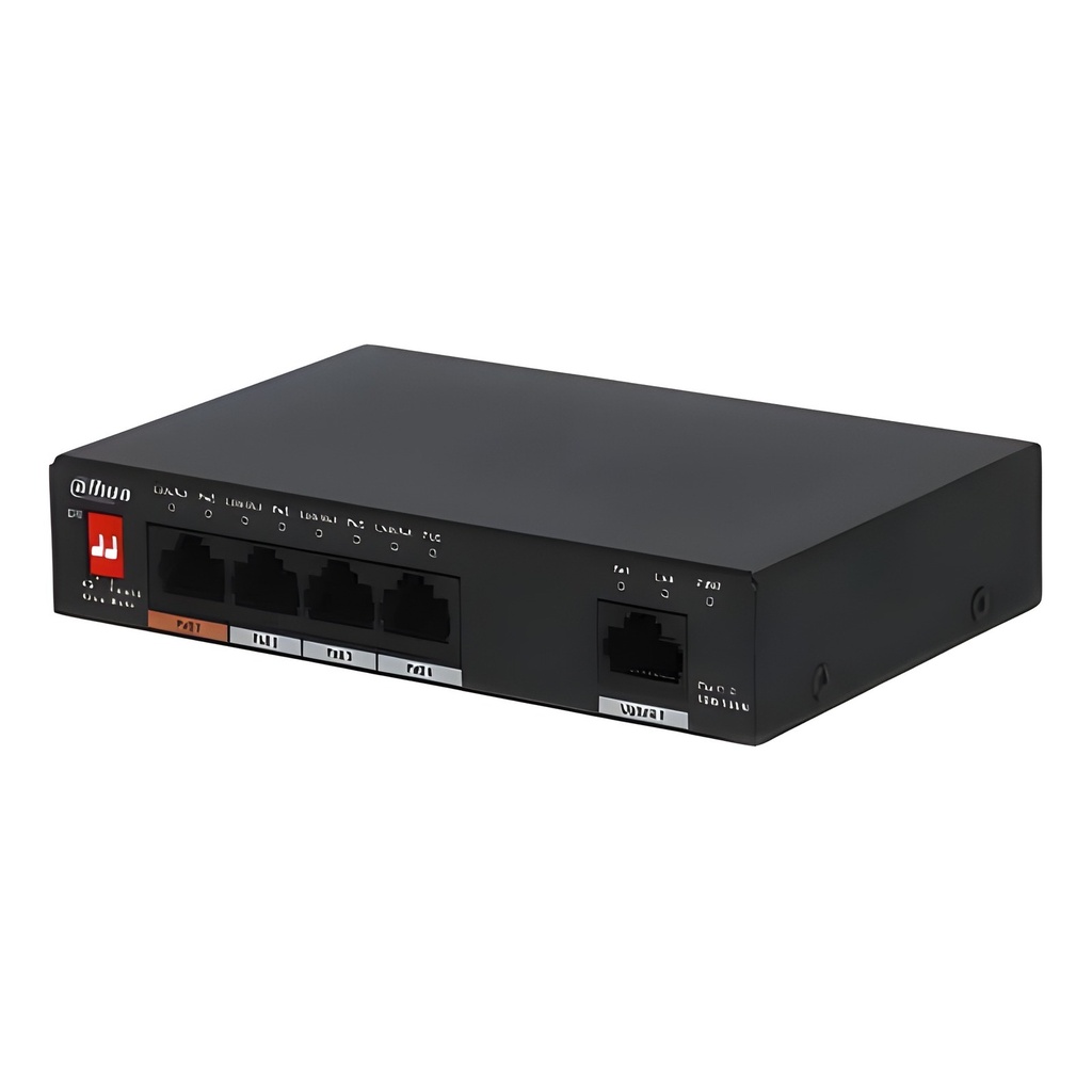Inyector PoE 60W 4 Puertos Hi-PoE